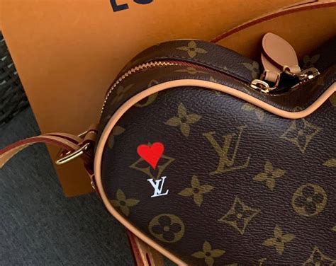 louis vuitton love heart bag|heart shaped Louis Vuitton purse.